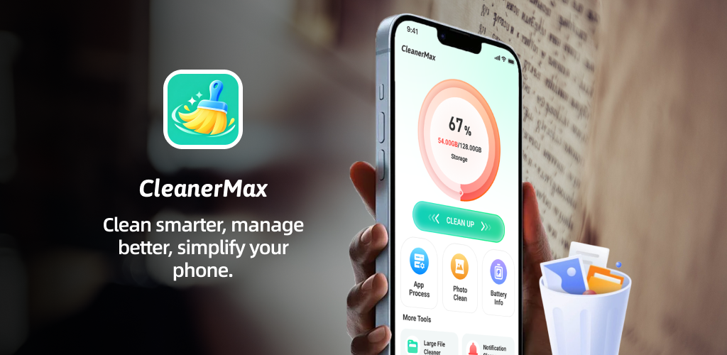 CleanerMax storage cleanup dashboard